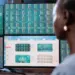 close up shot of african american forex stock mark