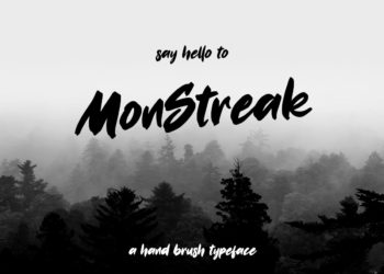 MonStreak FREE Brush Font