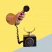 Old Telephone Illustration