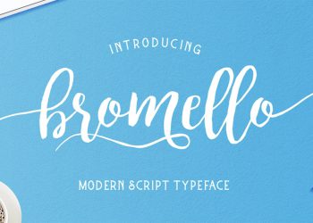 Bromello Modern Script Typeface