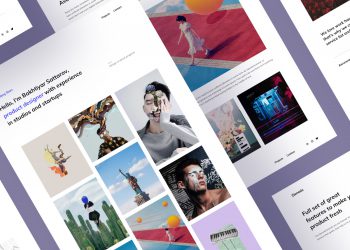 Creative Portfolio Website UI-Kit