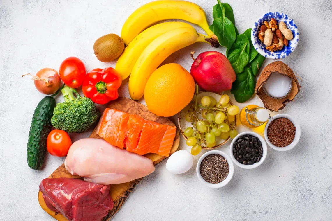 vibrant assortment of fresh food
