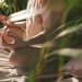 woman meditates