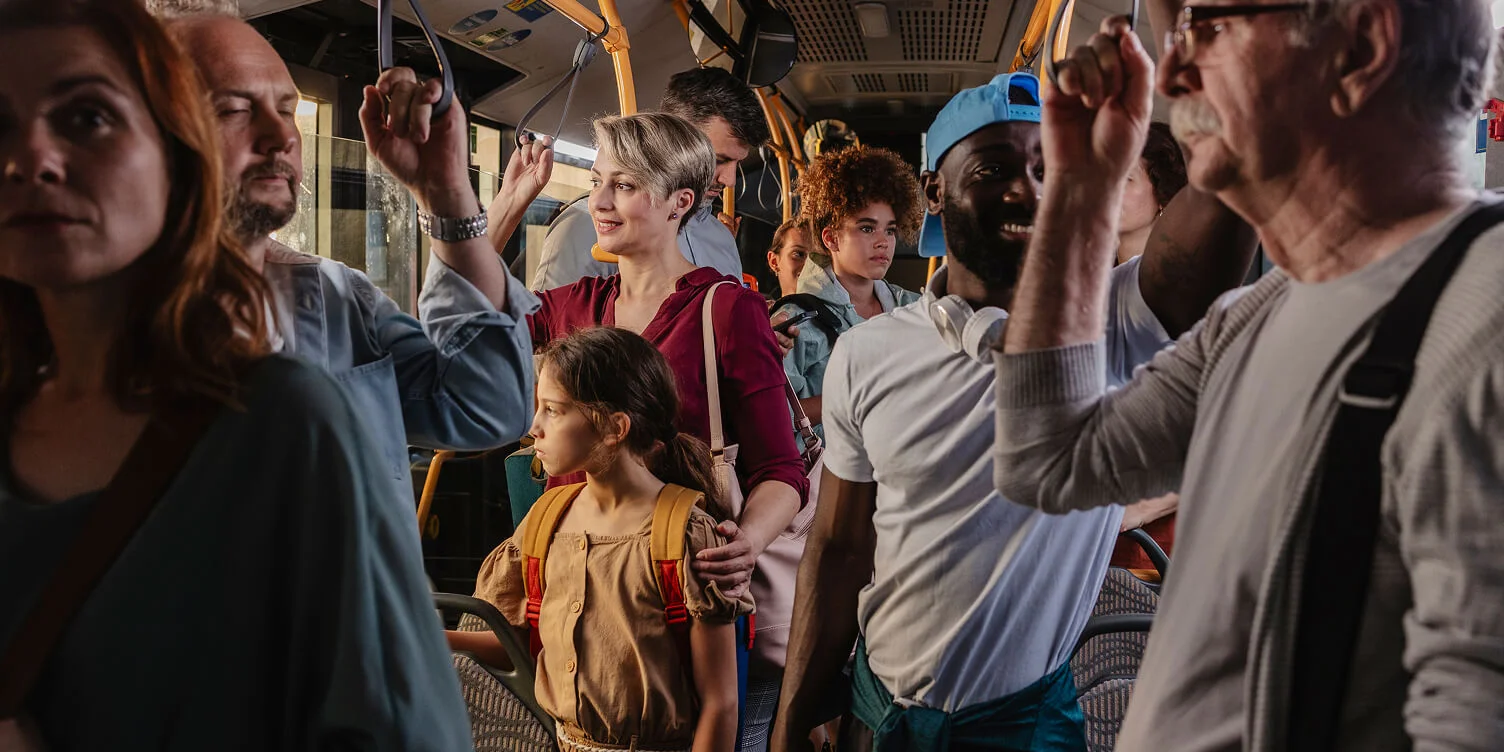 commuter line crowding