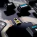 computer security concept on a circuit board