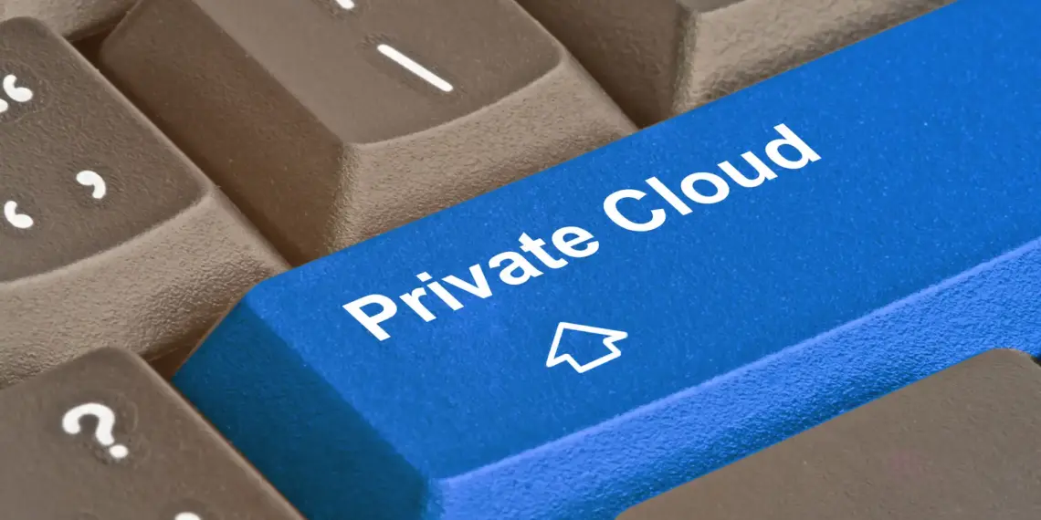 keyboard with key for private cloud