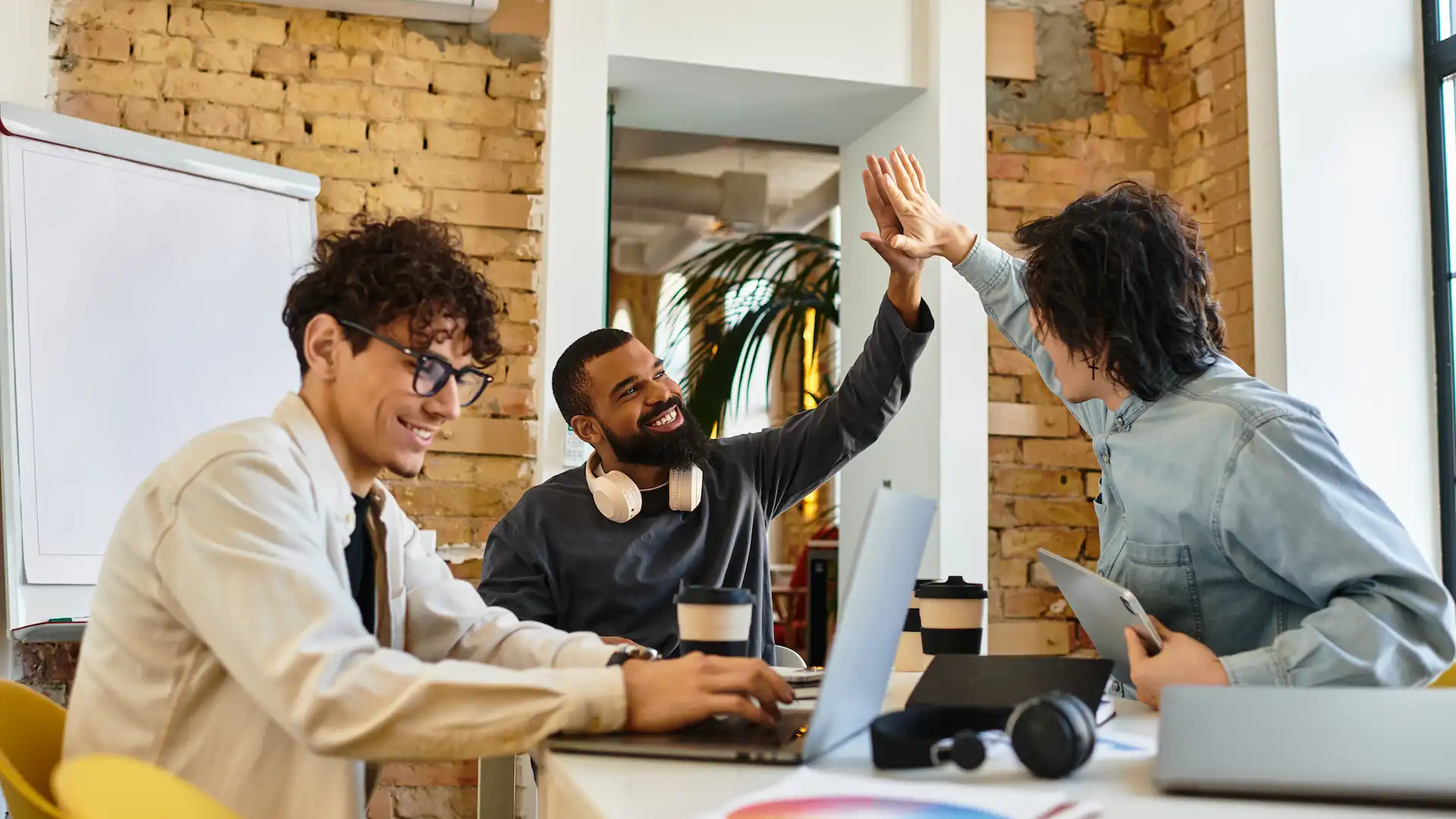 teamwork and collaboration during a productive