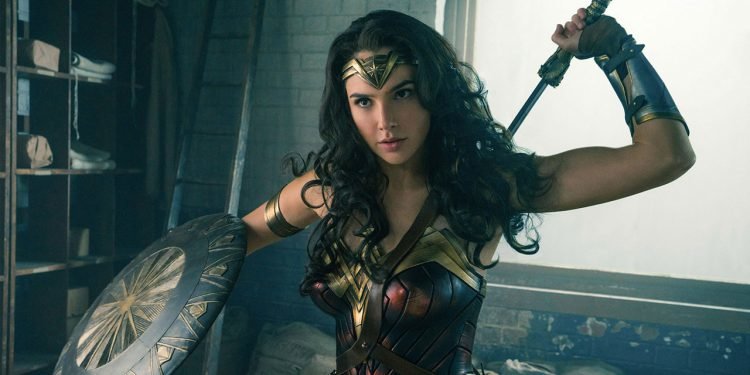 Here’s Wonder Woman just hanging with her Justice League boys